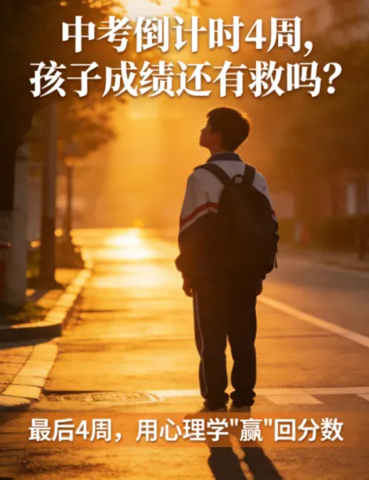 中考倒计时4周，孩子成绩还能提升吗？这群专业人士用“合同”给出了另一种答案